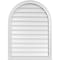 Ekena Millwork Round Top Surface Mount PVC Gable Vent w/ 2"W x 2"P Brickmould Sill Frame, 28"W x 38"H GVPRT28X3803SN - alternate 1
